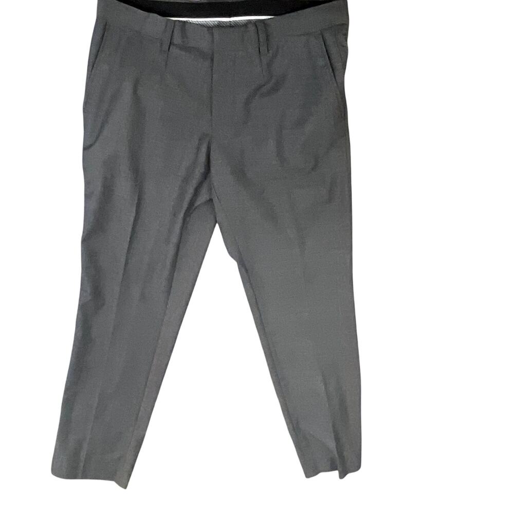 H&M Men's Regular Fit Dress Suit Pants - Gray - Size 34R